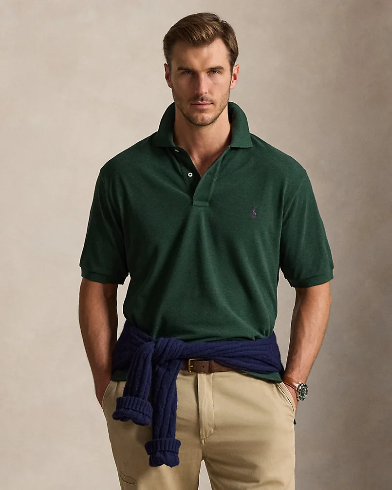 Поло Ralph Lauren The Iconic Mesh, больших размеров — 2