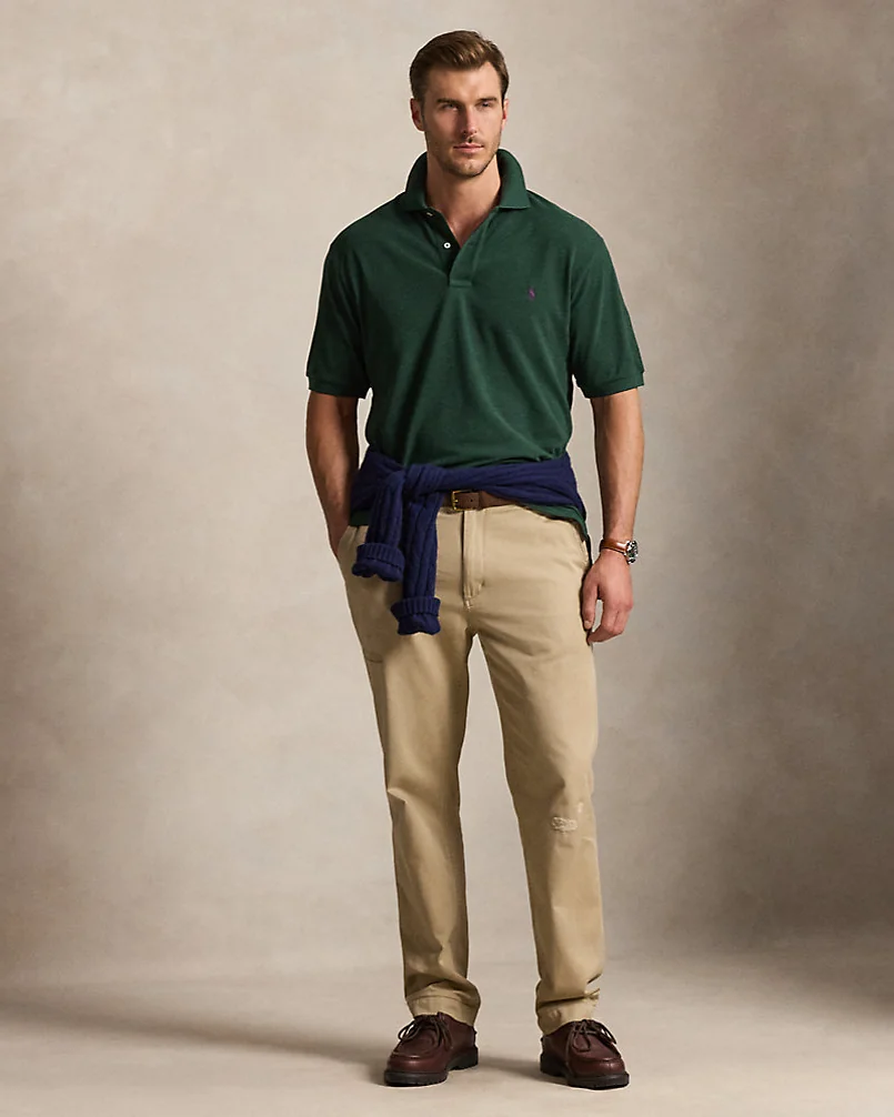 Поло Ralph Lauren The Iconic Mesh, больших размеров — 3