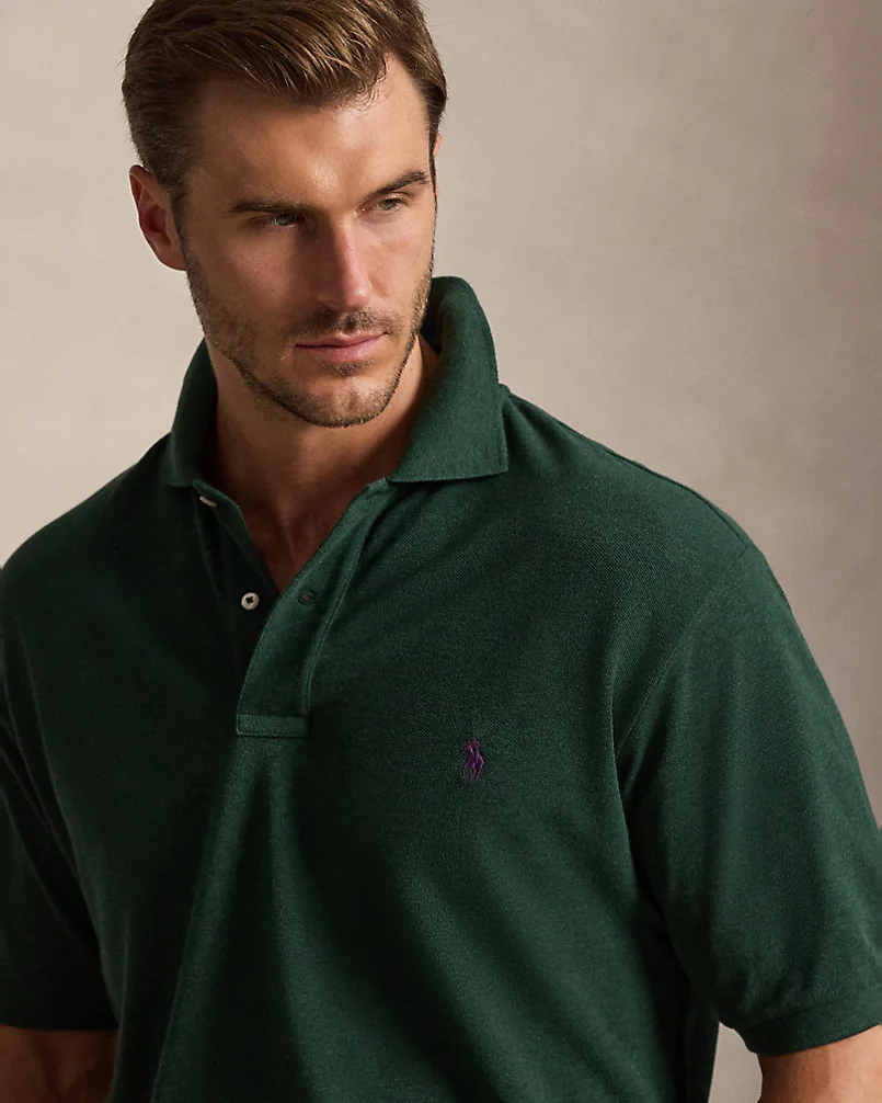 Поло Ralph Lauren The Iconic Mesh, больших размеров — 5