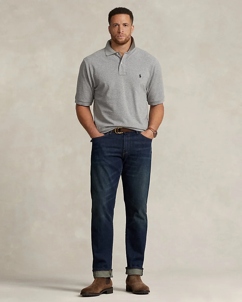 Поло Ralph Lauren The Iconic Mesh, больших размеров — 3