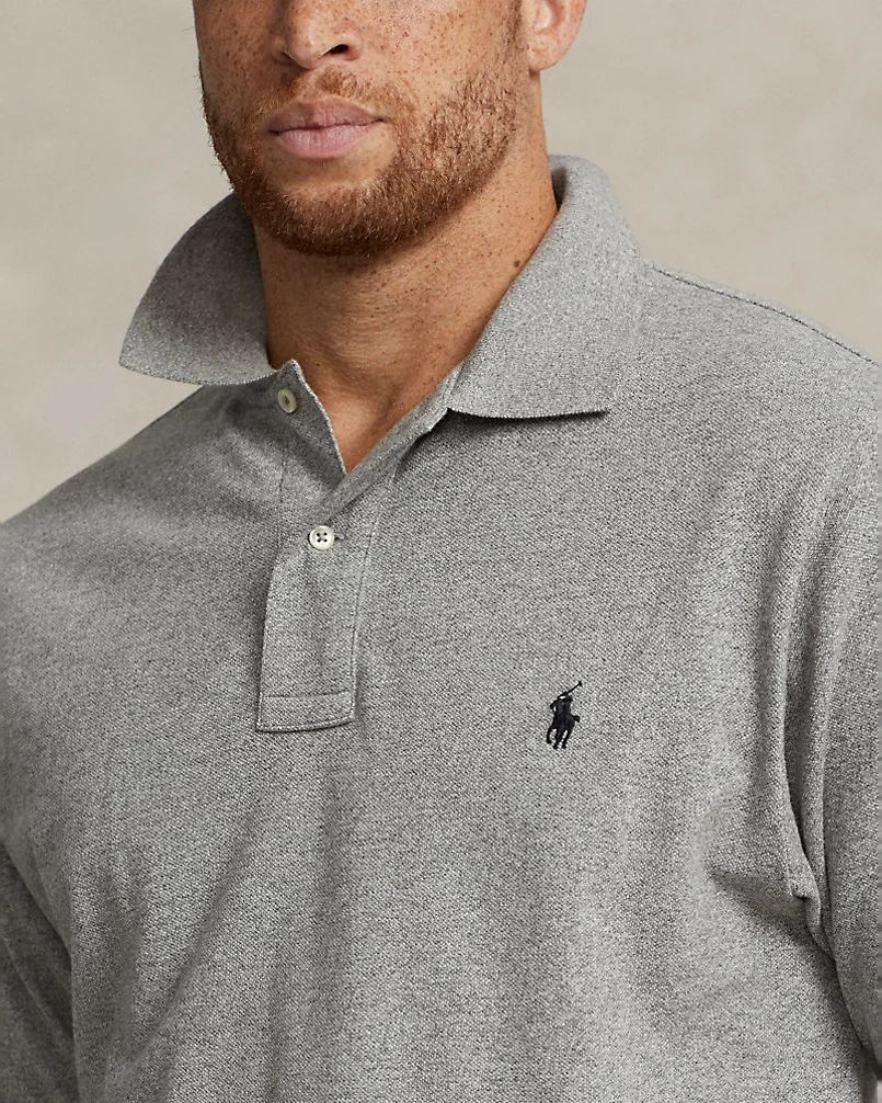 Поло Ralph Lauren The Iconic Mesh, больших размеров — 5
