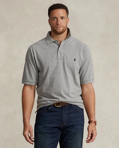 Поло Ralph Lauren The Iconic Mesh, больших размеров