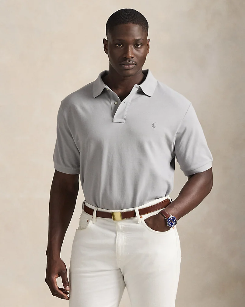 Поло Ralph Lauren The Iconic Mesh, больших размеров — 1