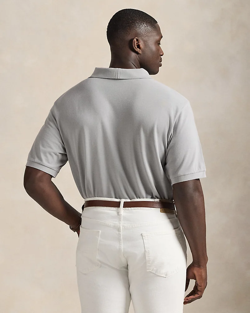 Поло Ralph Lauren The Iconic Mesh, больших размеров — 4