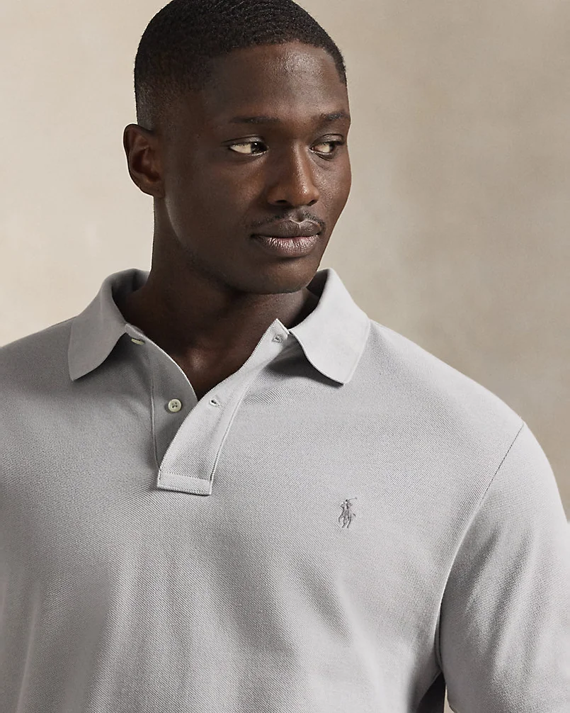 Поло Ralph Lauren The Iconic Mesh, больших размеров — 5