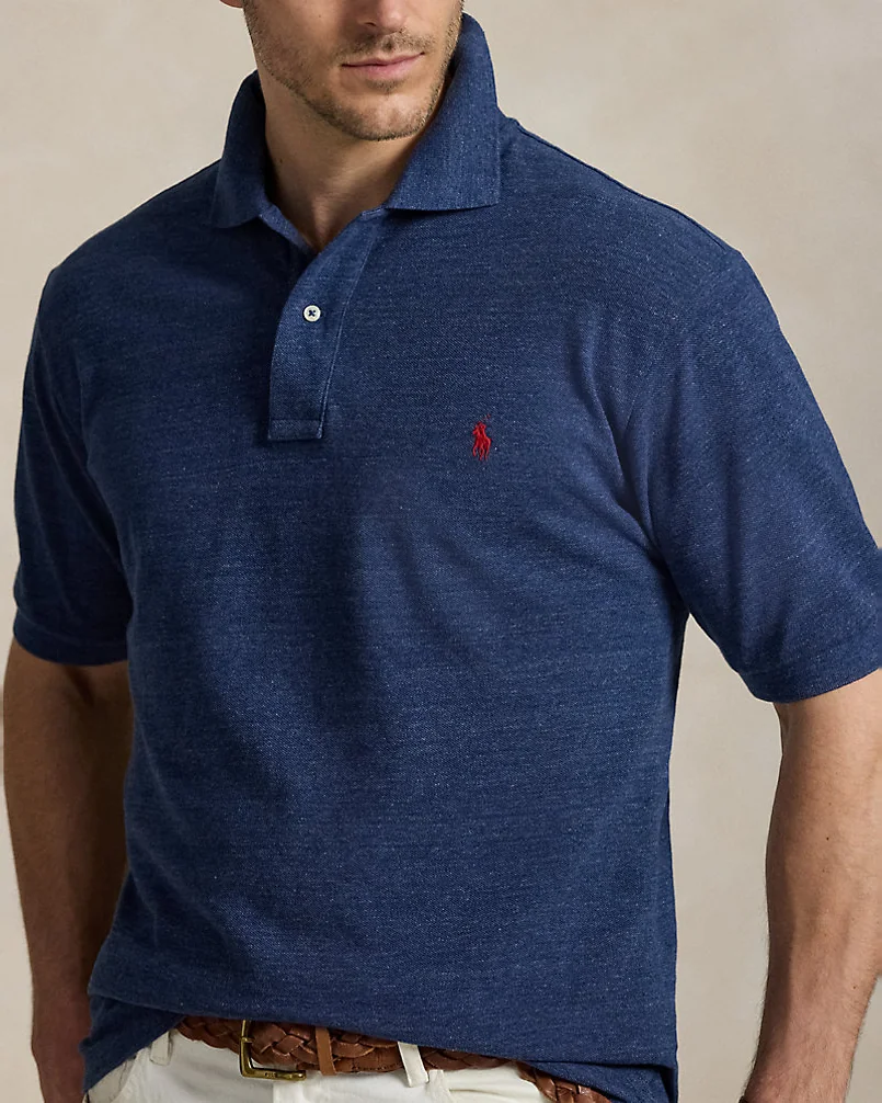 Поло Ralph Lauren The Iconic Mesh, больших размеров — 5
