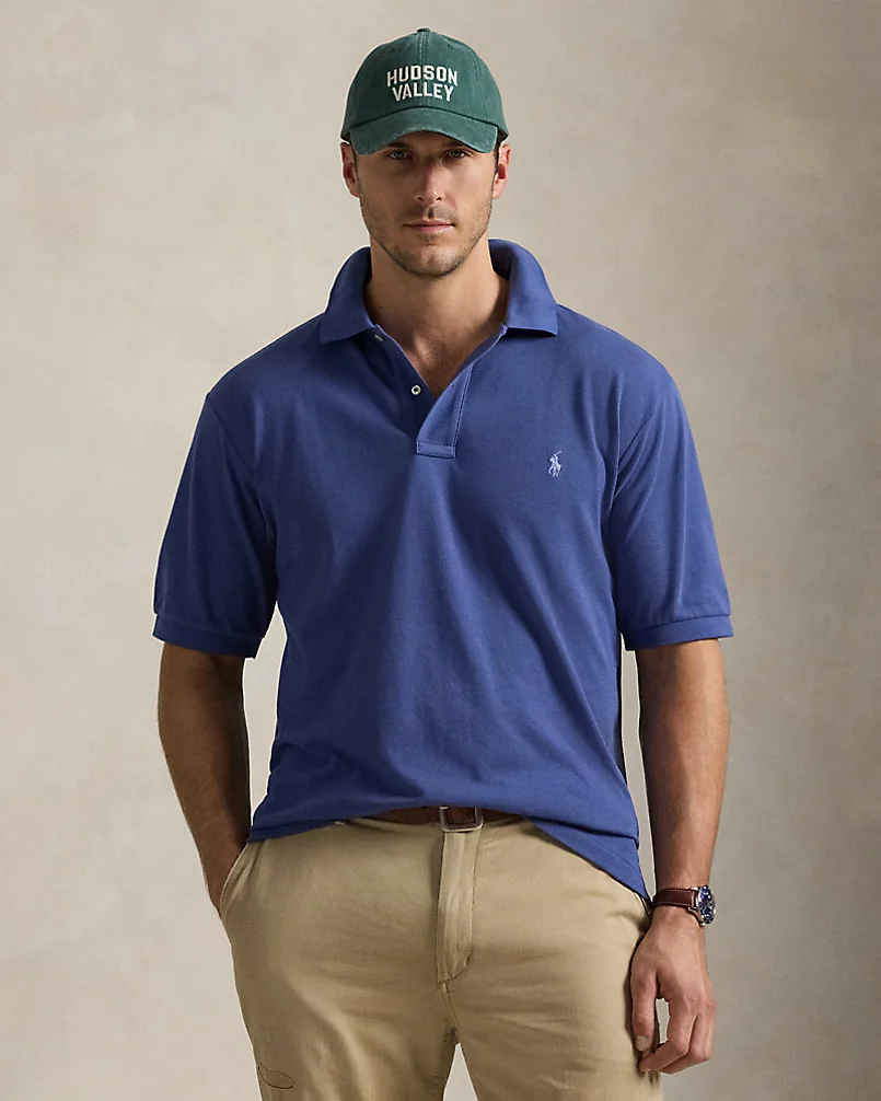Поло Ralph Lauren The Iconic Mesh, больших размеров — 1