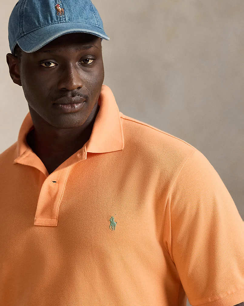 Поло Ralph Lauren The Iconic Mesh, больших размеров — 5