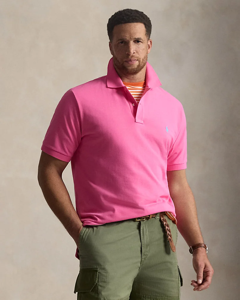 Поло Ralph Lauren The Iconic Mesh, больших размеров — 1