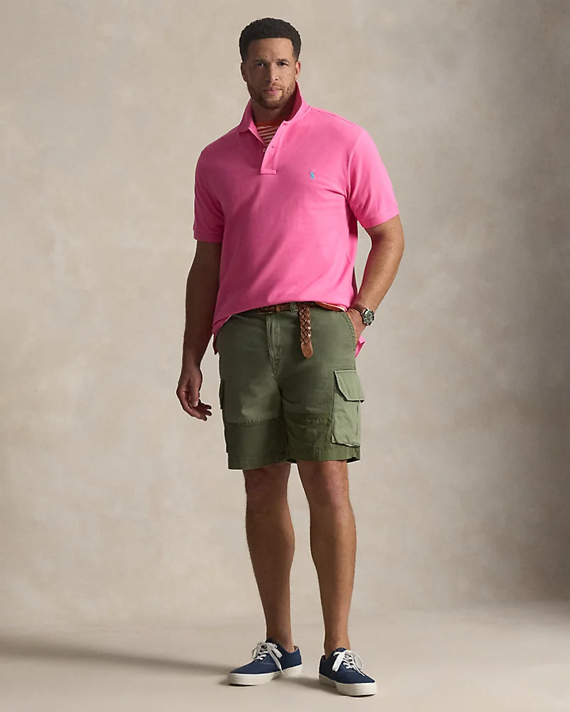 Поло Ralph Lauren The Iconic Mesh, больших размеров — 3