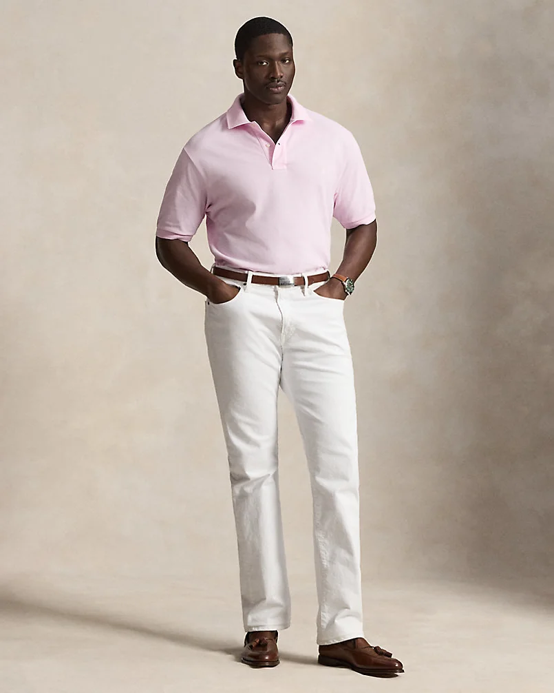 Поло Ralph Lauren The Iconic Mesh, больших размеров — 3