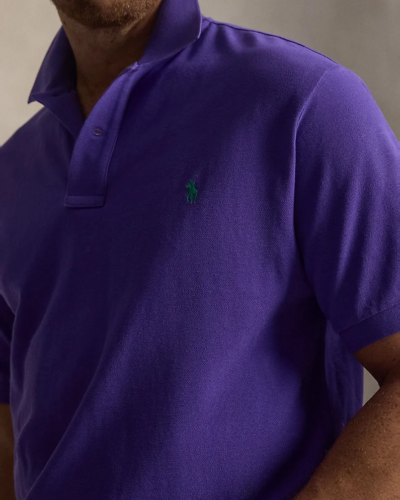 Поло Ralph Lauren The Iconic Mesh, больших размеров — 5