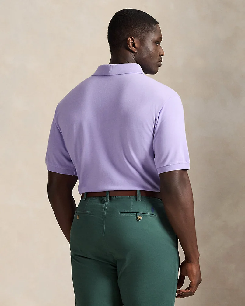 Поло Ralph Lauren The Iconic Mesh, больших размеров — 4