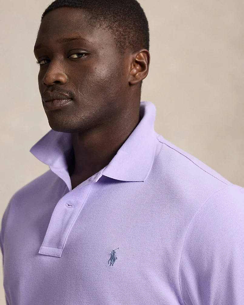 Поло Ralph Lauren The Iconic Mesh, больших размеров — 5