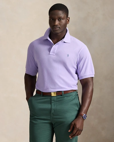 Поло Ralph Lauren The Iconic Mesh, больших размеров