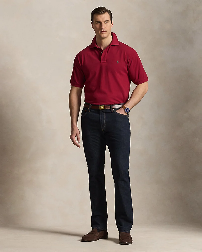 Поло Ralph Lauren The Iconic Mesh, больших размеров — 3