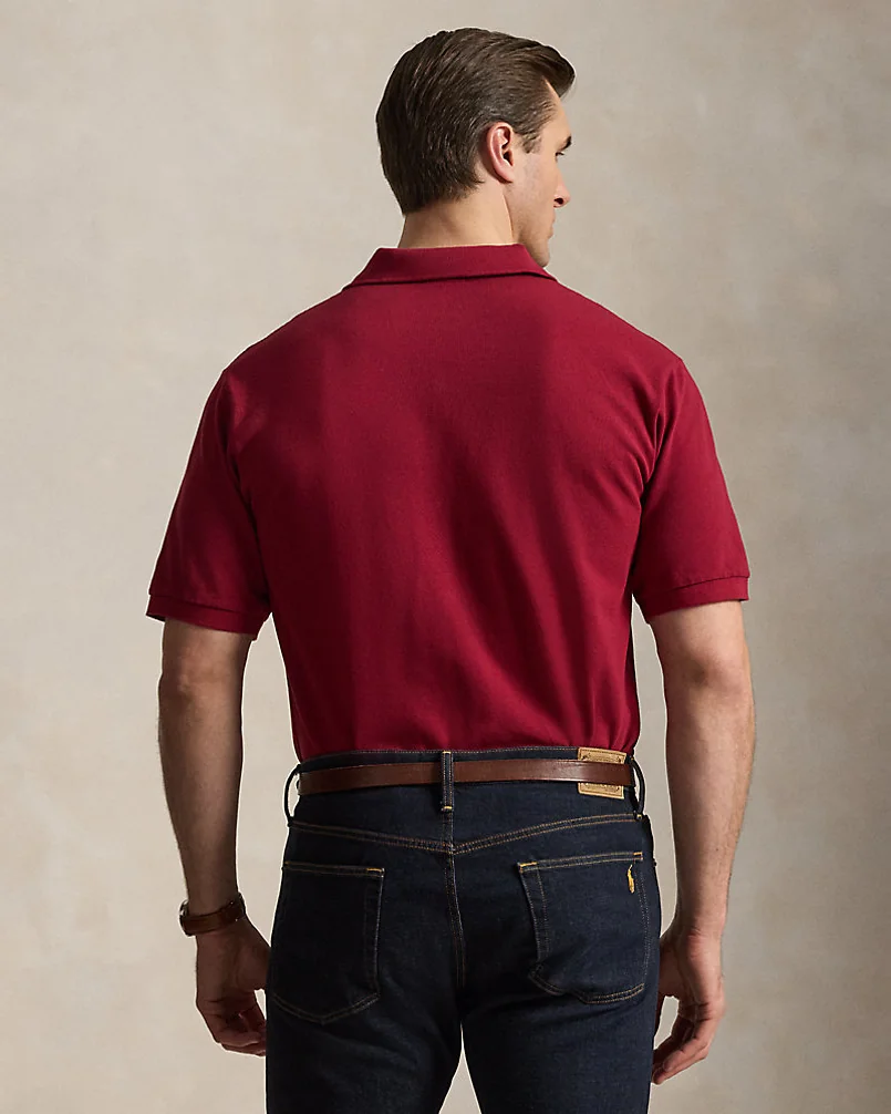 Поло Ralph Lauren The Iconic Mesh, больших размеров — 4