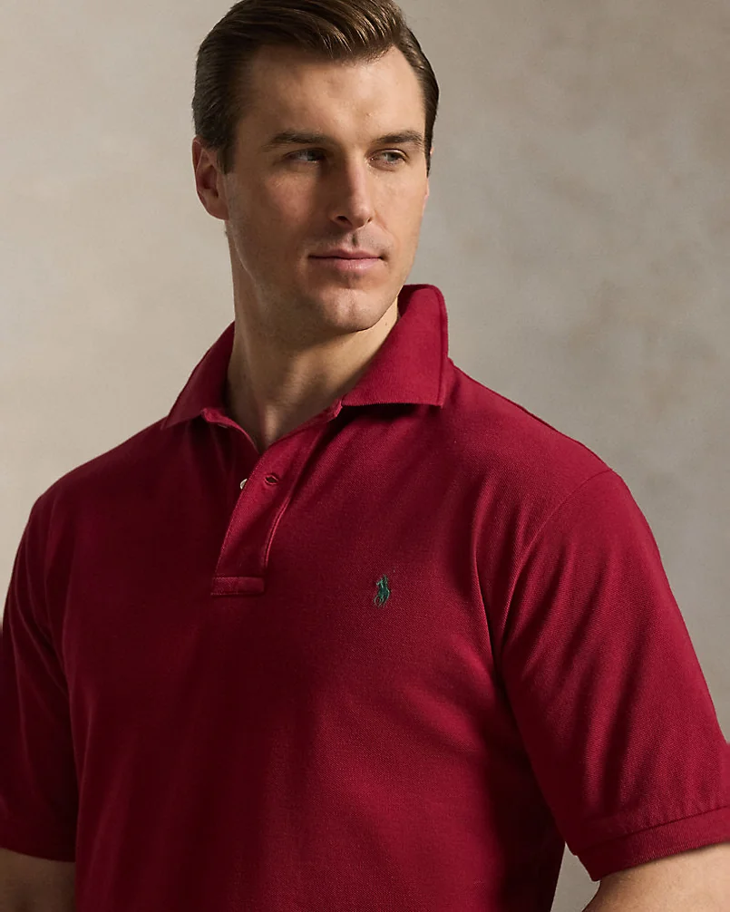 Поло Ralph Lauren The Iconic Mesh, больших размеров — 5