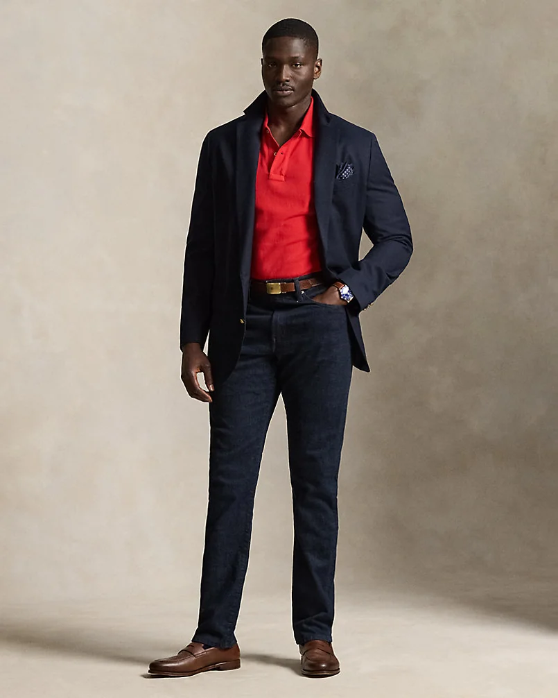 Поло Ralph Lauren The Iconic Mesh, больших размеров — 3