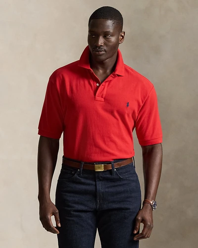 Поло Ralph Lauren The Iconic Mesh, больших размеров