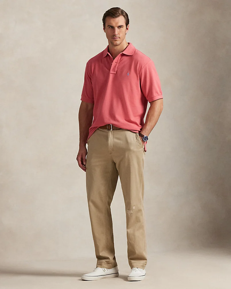Поло Ralph Lauren The Iconic Mesh, больших размеров — 3