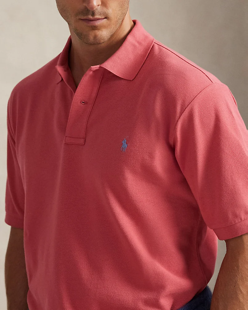 Поло Ralph Lauren The Iconic Mesh, больших размеров — 5