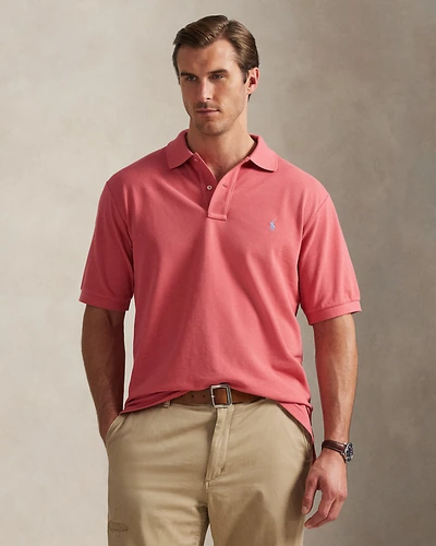 Поло Ralph Lauren The Iconic Mesh, больших размеров