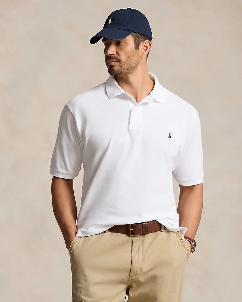 Поло Ralph Lauren The Iconic Mesh, больших размеров — 1