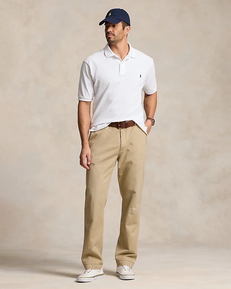Поло Ralph Lauren The Iconic Mesh, больших размеров — 3