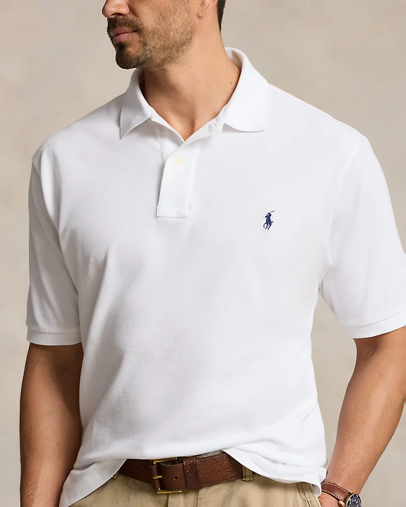 Поло Ralph Lauren The Iconic Mesh, больших размеров — 5