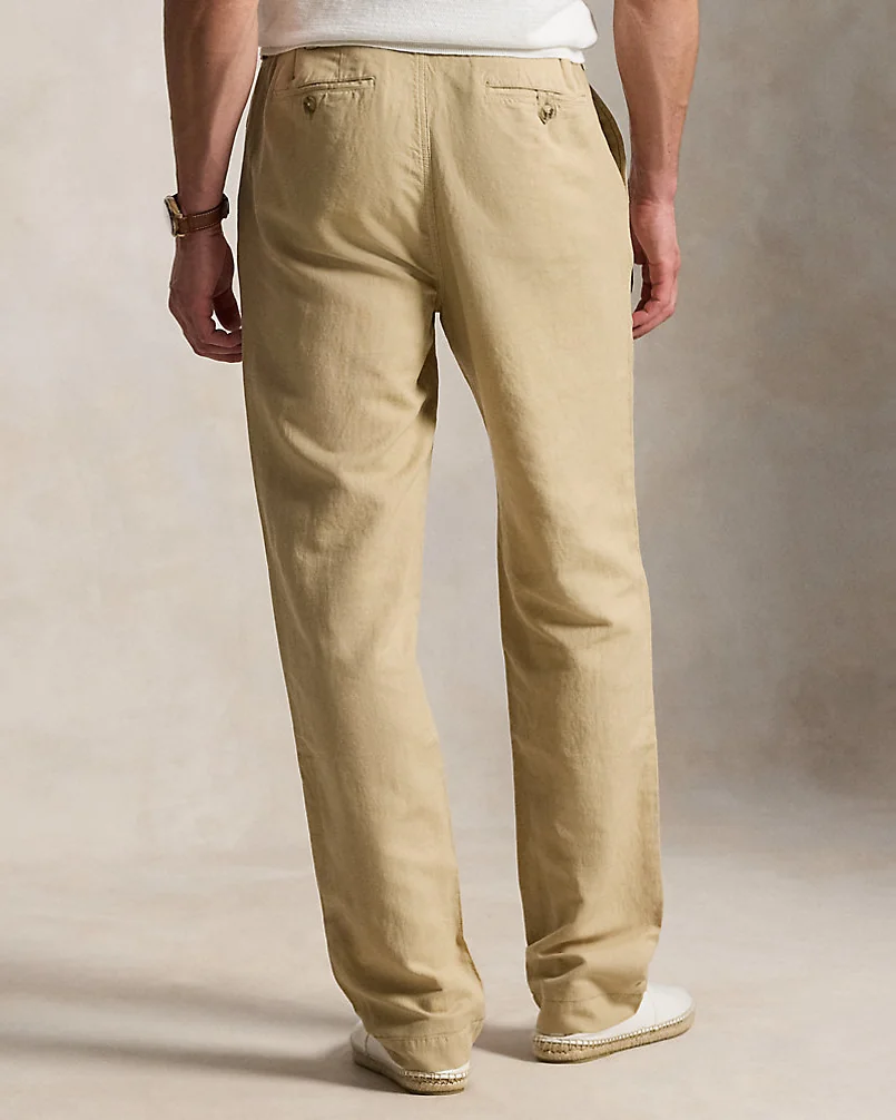 Брюки чинос Bedford изо льна и хлопка — 4