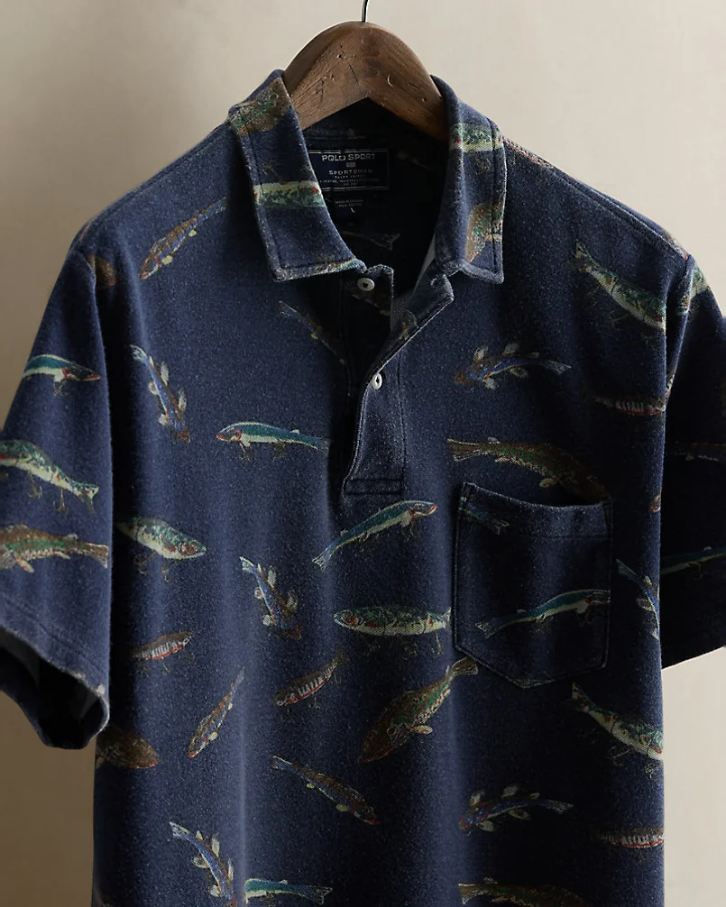 Поло Ralph Lauren 1999 Fishing-Tackle Polo - Size L — 3