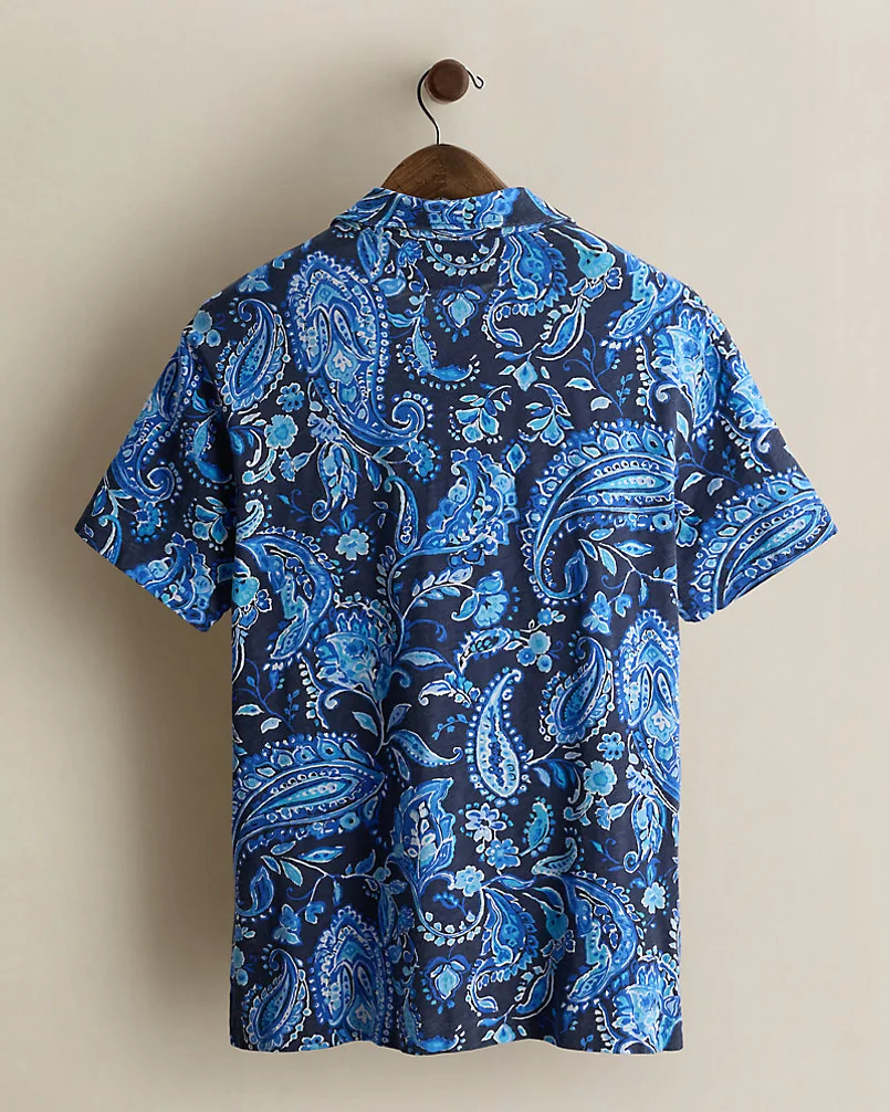 Поло Ralph Lauren 2013 Paisley-Print Polo Shirt - Size M — 2