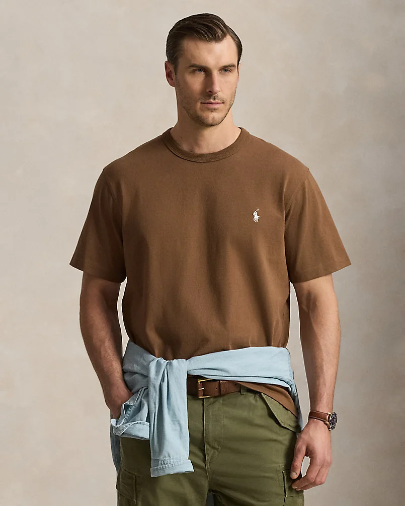 Хлопковая футболка Jersey Crewneck — 2