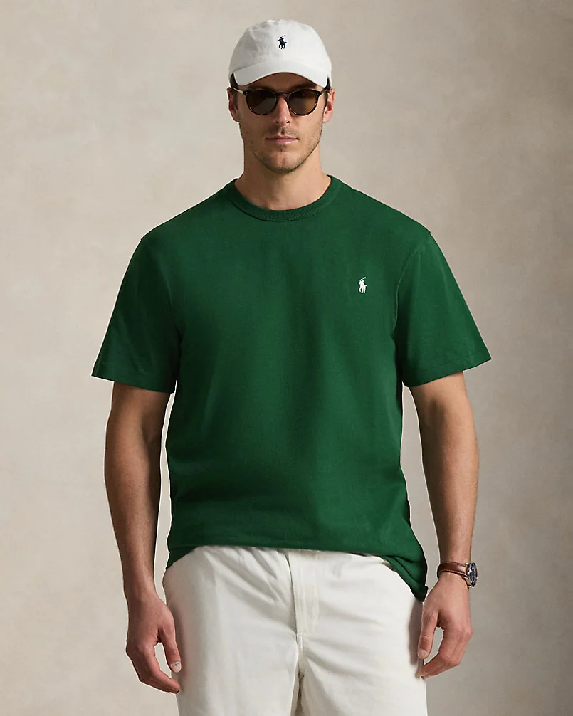 Хлопковая футболка Jersey Crewneck — 2