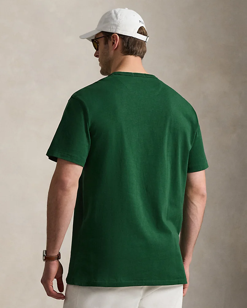 Хлопковая футболка Jersey Crewneck — 4