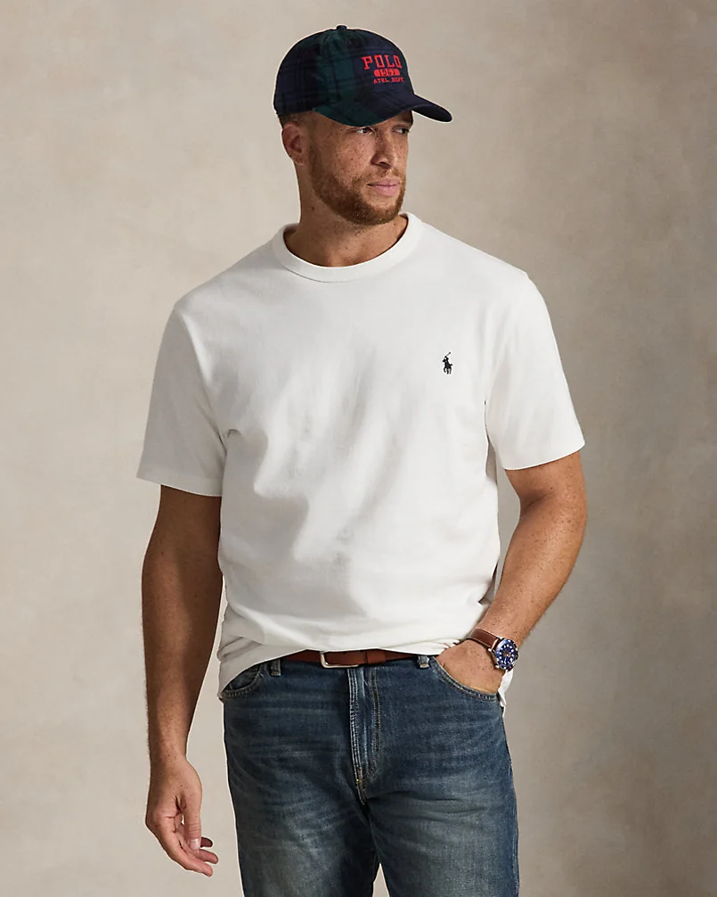 Хлопковая футболка Jersey Crewneck — 2