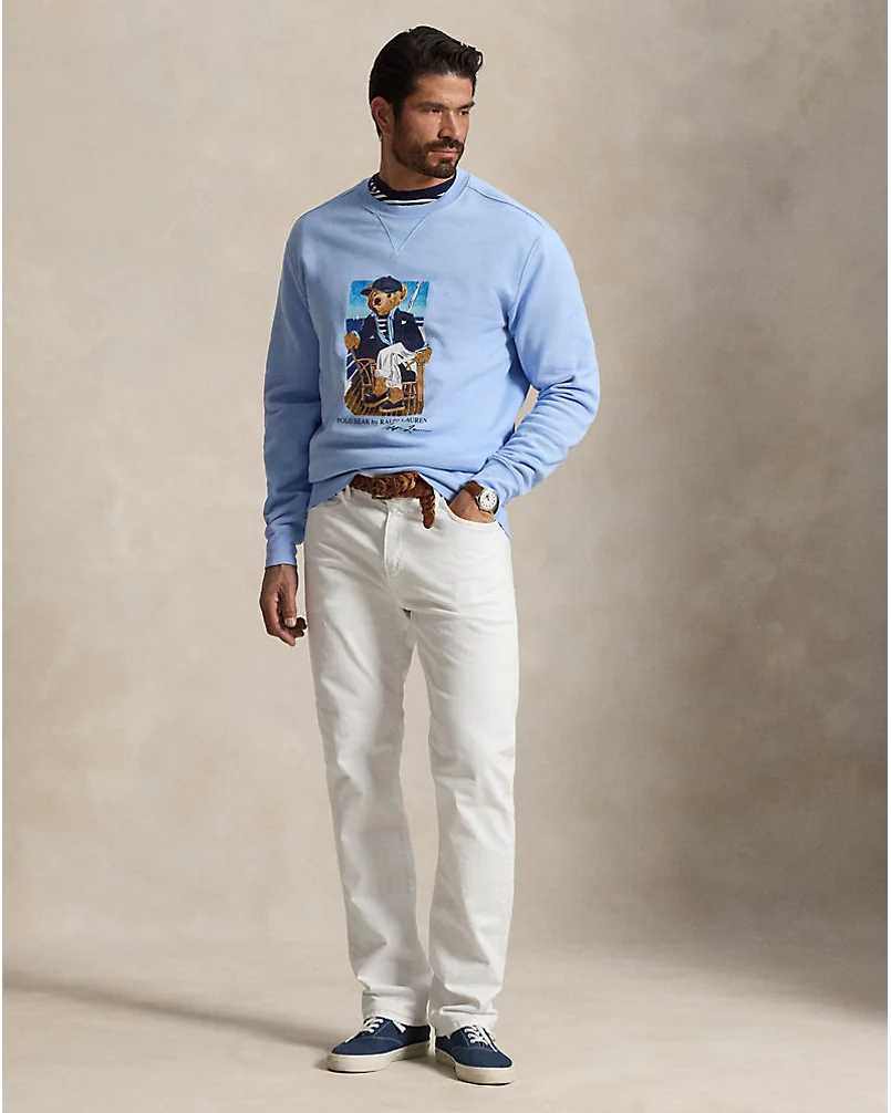 Свитшот с принтом Polo Bear большого размера — 3