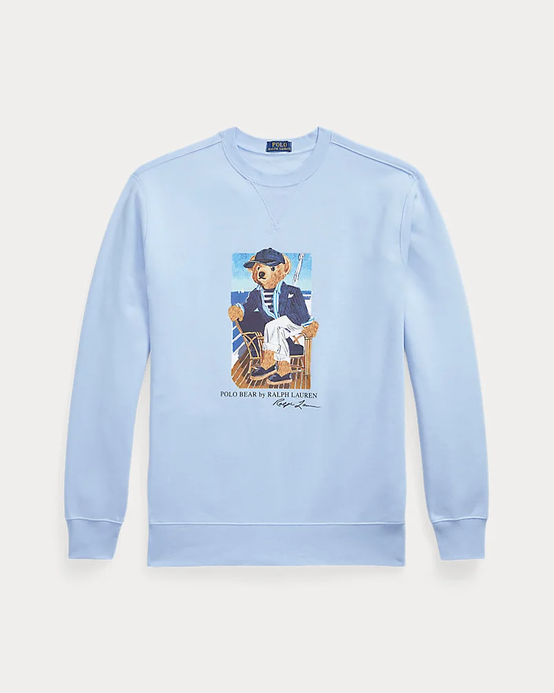 Свитшот флис с принтом Polo Bear — 2