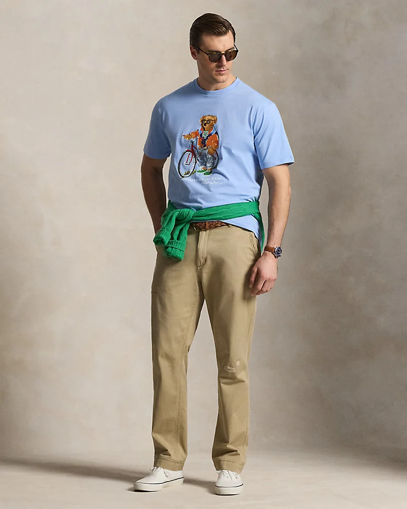 Хлопковая футболка с принтом Polo Bear — 3