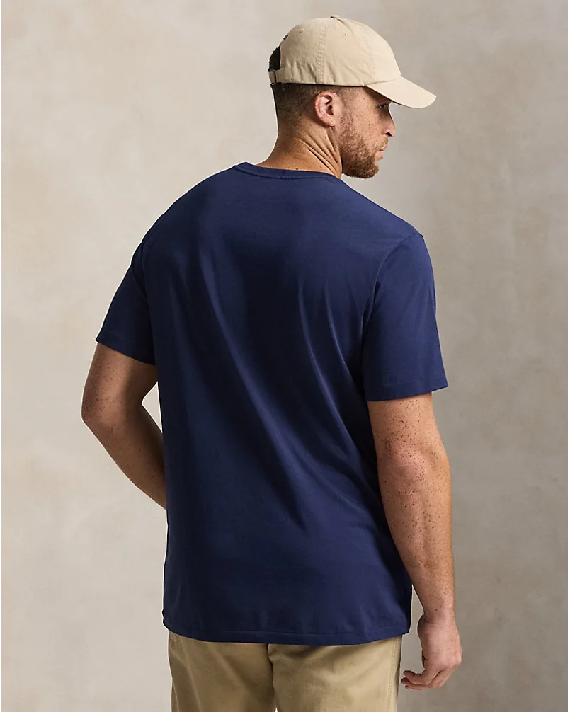 Футболка Ralph Lauren с вышитым пони увеличенных размеров — 4