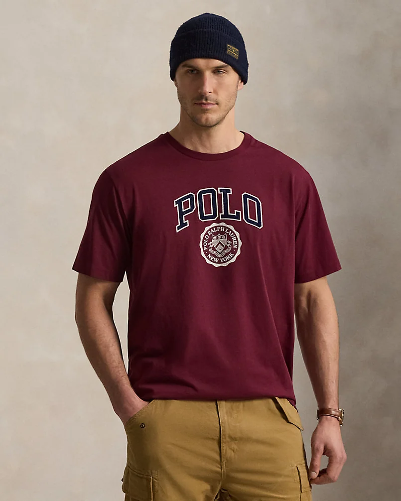 Хлопковая футболка с логотипом Polo увеличенных размеров — 3