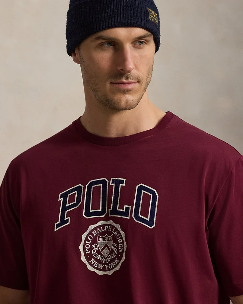 Хлопковая футболка с логотипом Polo увеличенных размеров — 5