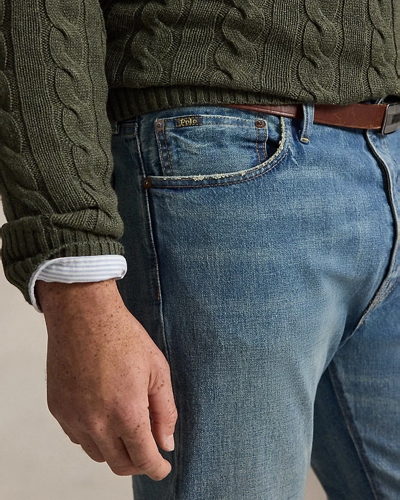 Прямые джинсы Hampton Big & Tall из денима — 6