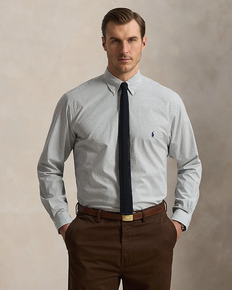 Рубашка Checked Stretch Poplin — 2