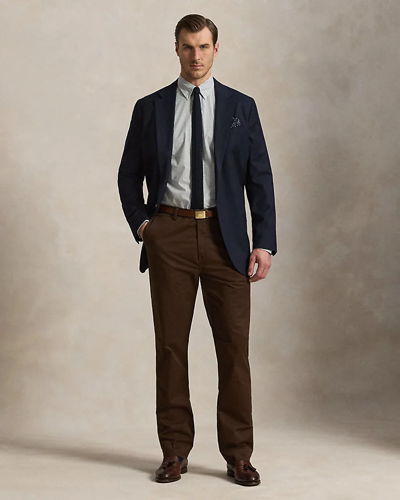 Рубашка Checked Stretch Poplin — 3