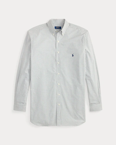 Рубашка Checked Stretch Poplin