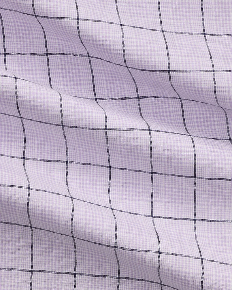 Рубашка в клетку windowpane из поплина — 6