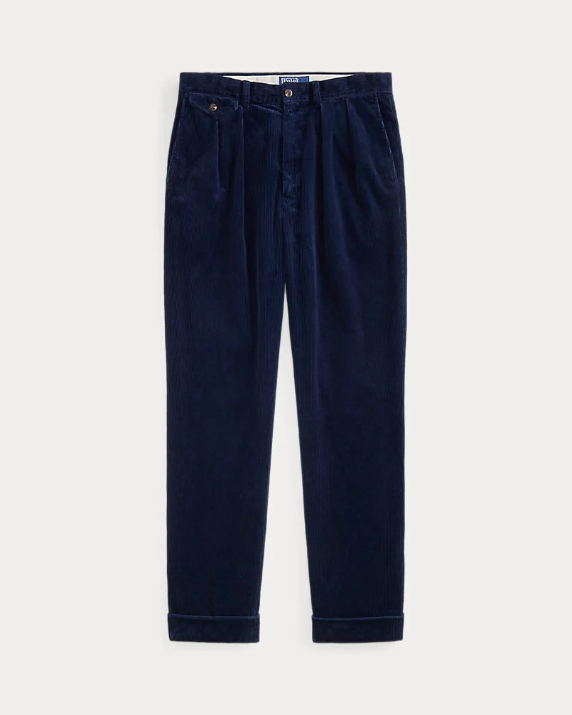 Брюки Ralph Lauren Whitman вельветовые синие — 1