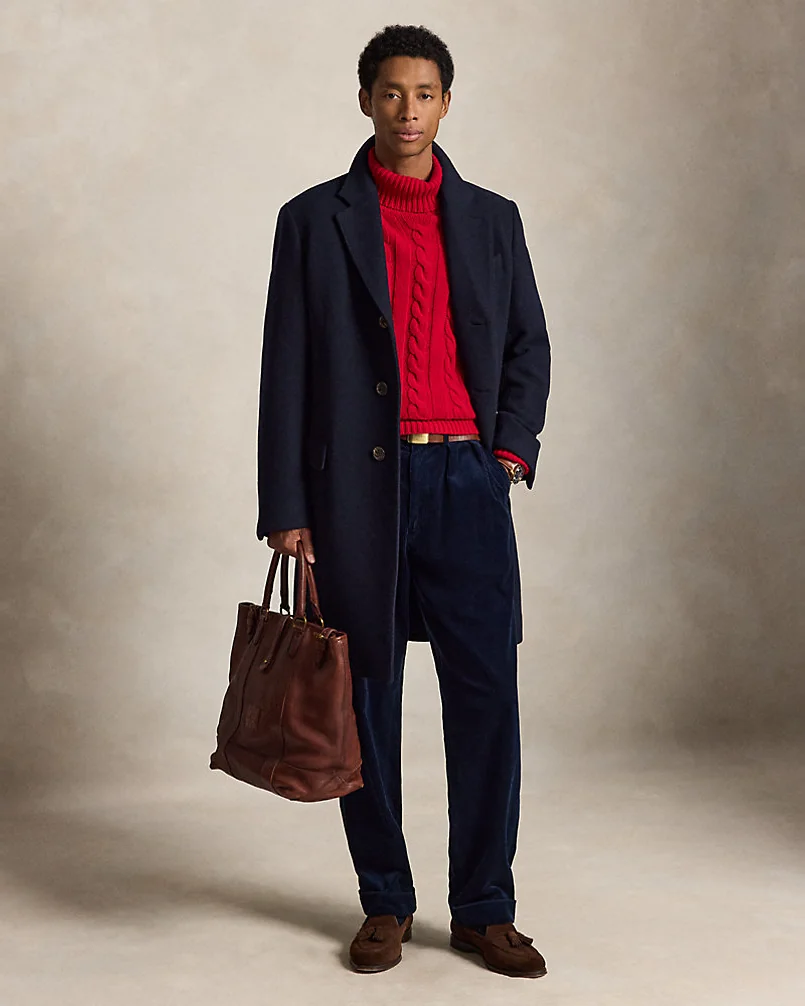 Брюки Ralph Lauren Whitman вельветовые синие — 2